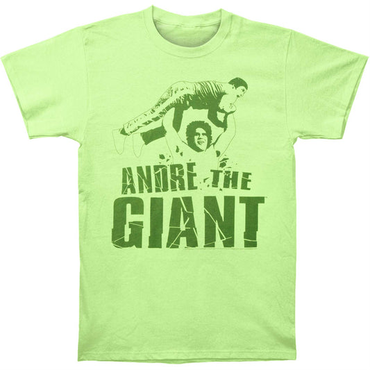 Andre The Giant Andre Green Slim Fit T-shirt Front