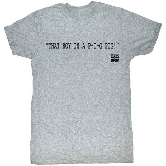 Animal House Little Piggie Stayed Home Slim Fit T-shirt Front
