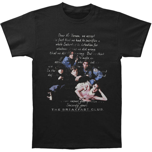 Breakfast Club Letter T-shirt Front