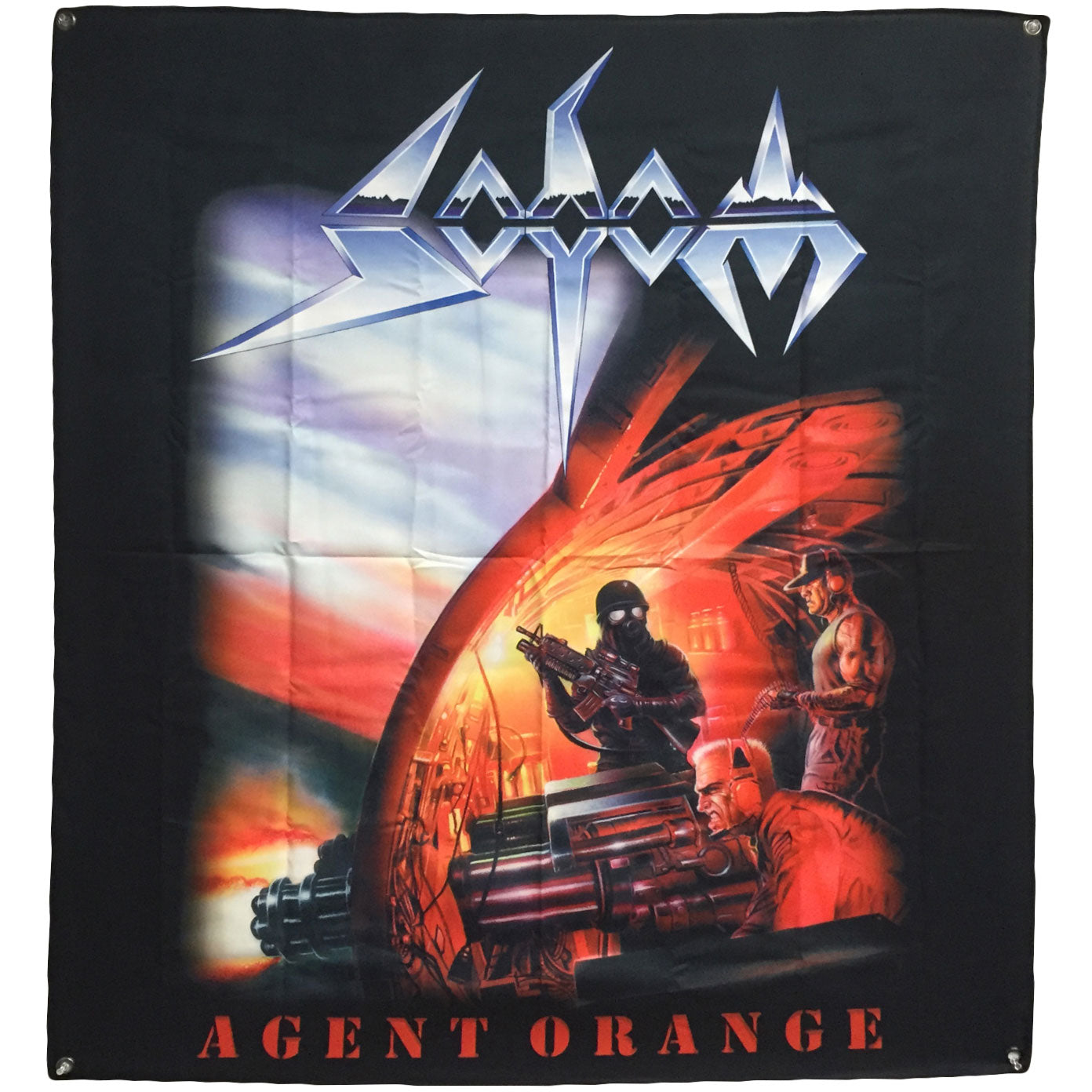 Sodom Agent Orange Flag Poster Flag