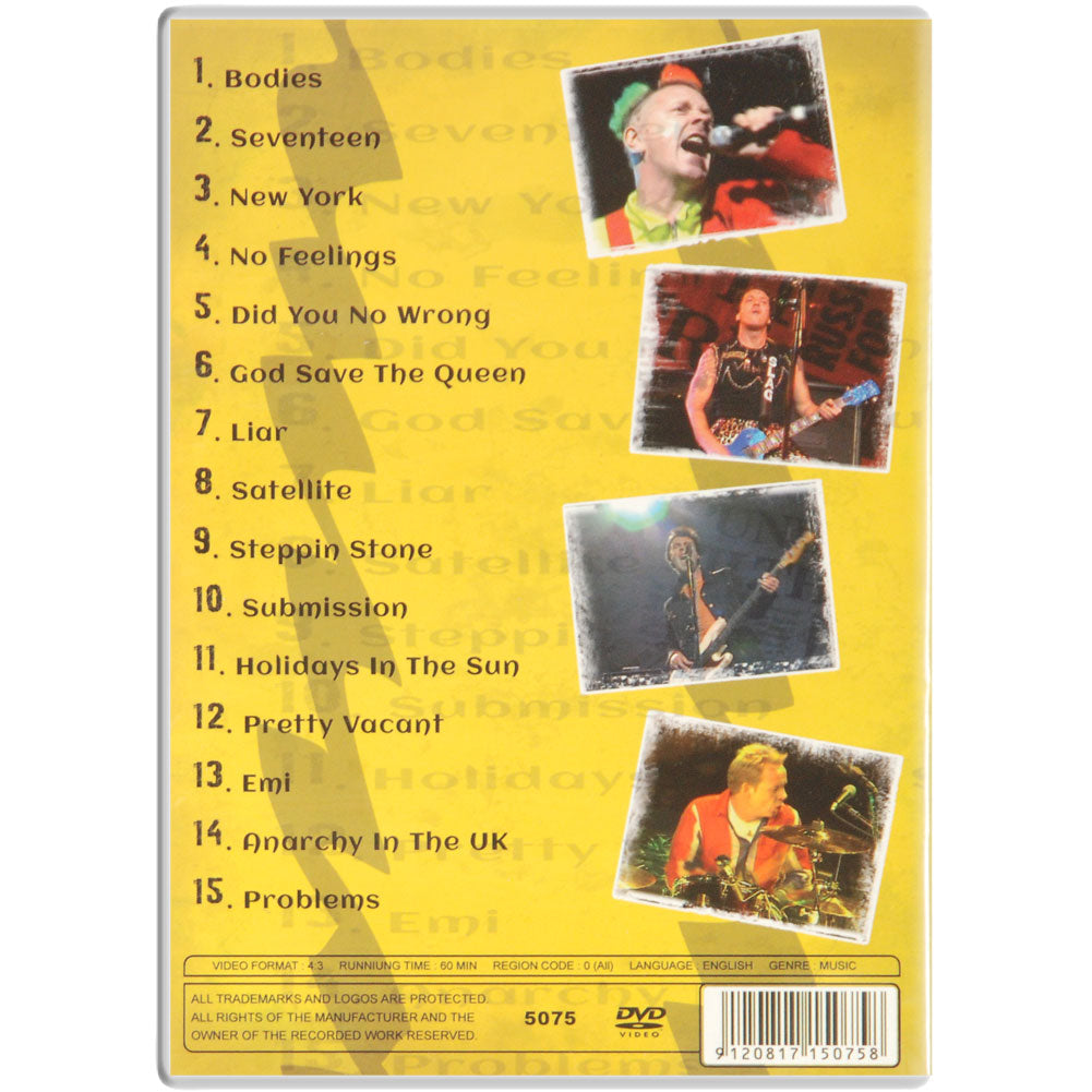 Sex Pistols Sex Pistols Live: The Broadcast Archives DVD