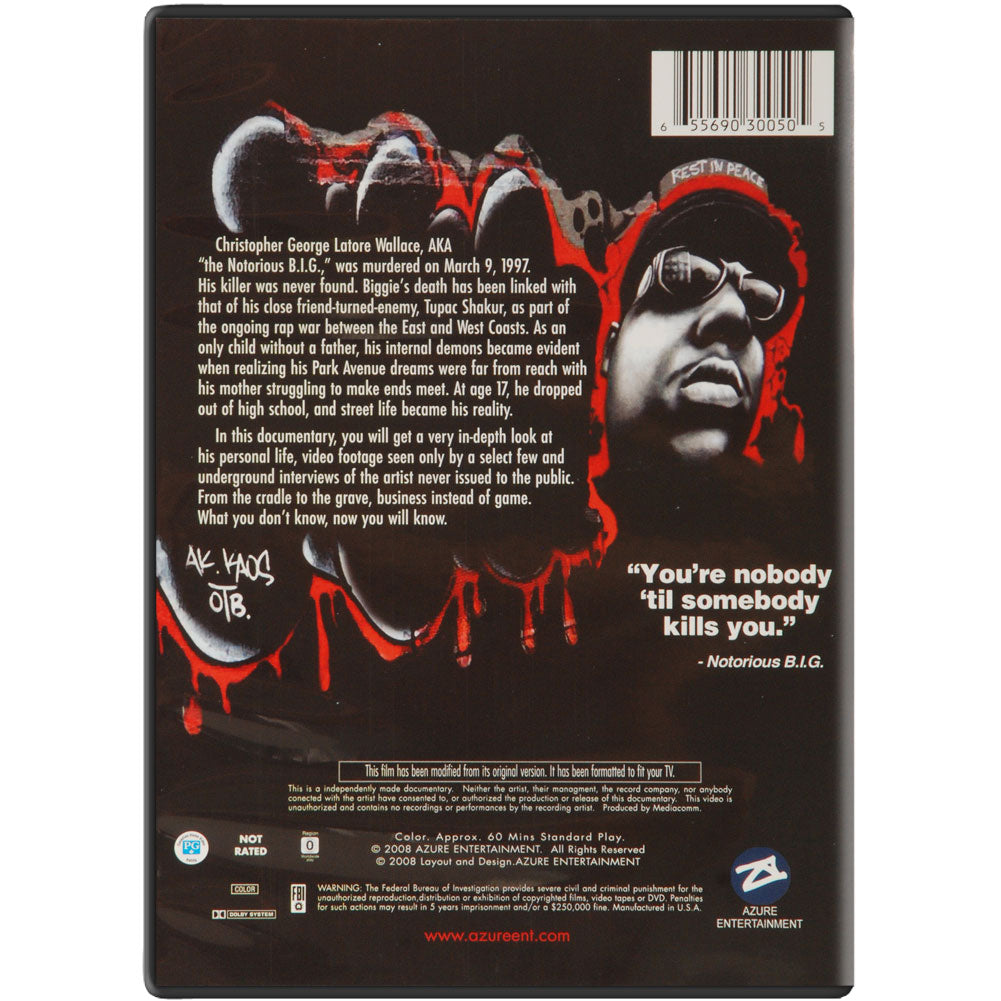 Notorious B.I.G. Business Instead Of Game Unauthorized DVD