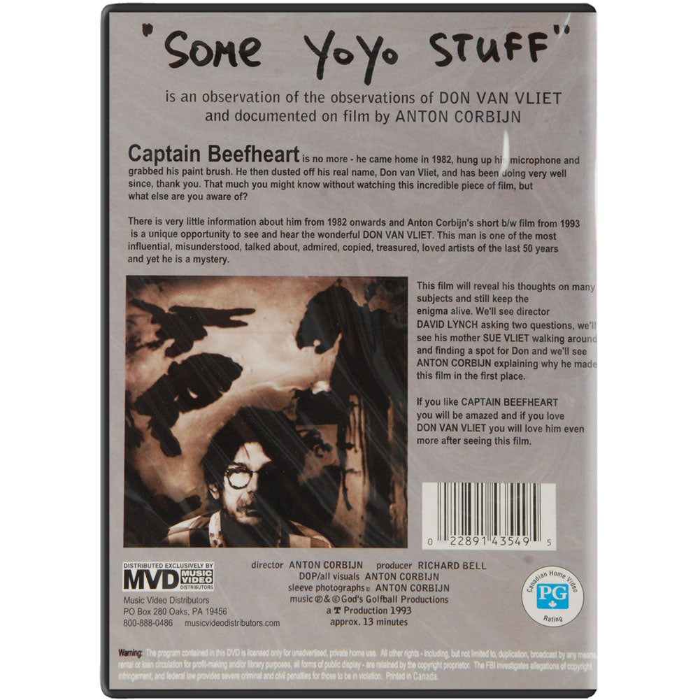 Captain Beefheart Some YoYo Stuff DVD