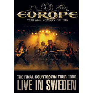 Europe Final Countdown Tour: Live In Sweden 1986 DVD