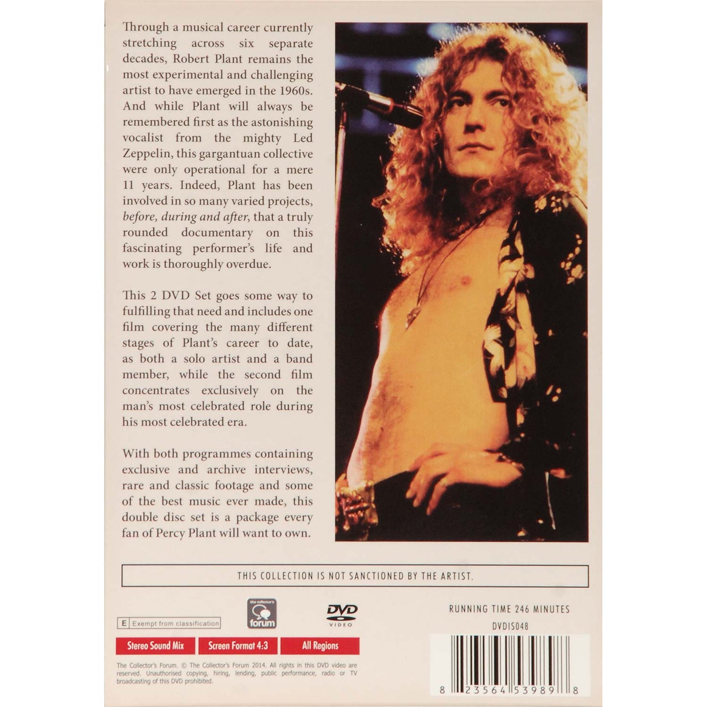 Robert Plant Before, During & After DVD