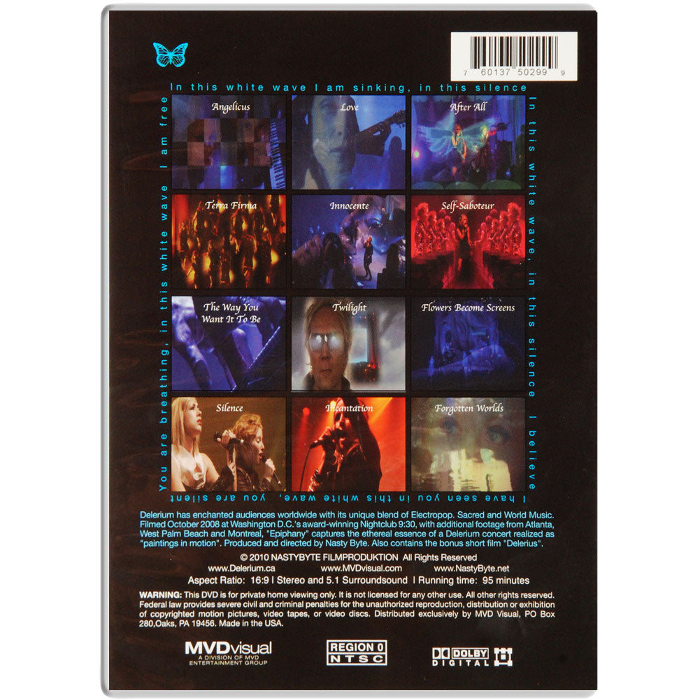 Delerium Epiphany DVD