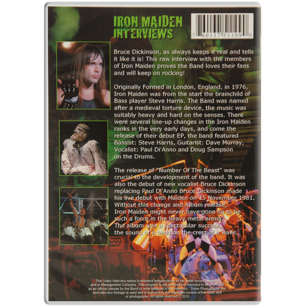 Iron Maiden Interviews DVD