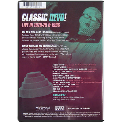 Men Who Make The Music/Butch Devo & The Sundance Gig DVD Back