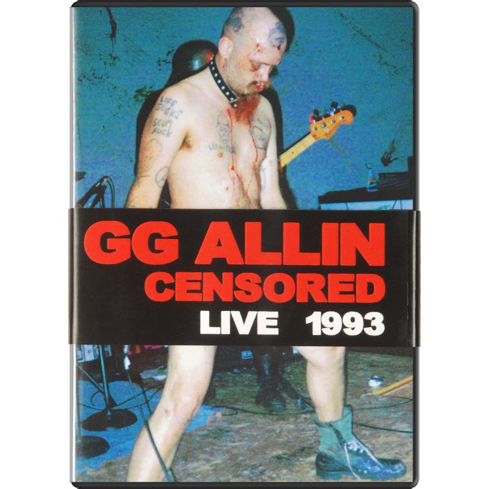 GG Allin (Un)Censored: Live 1993 DVD
