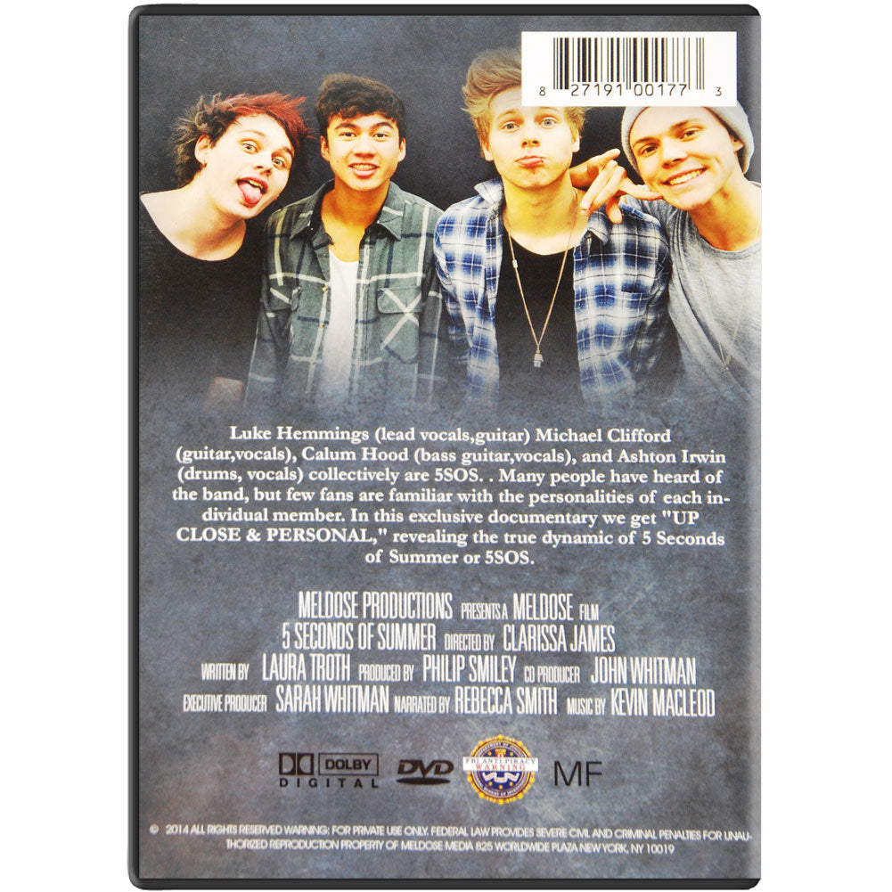 5 Seconds Of Summer Up Close & Personal DVD