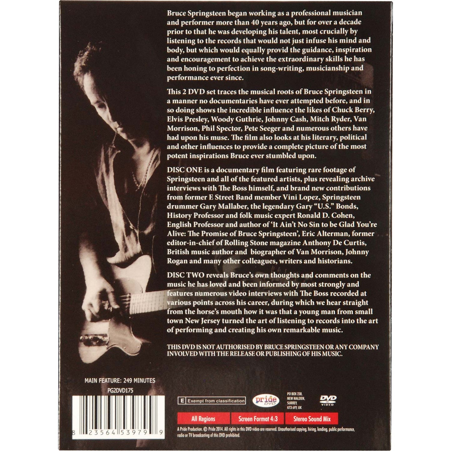 Bruce Springsteen Down The Tracks DVD