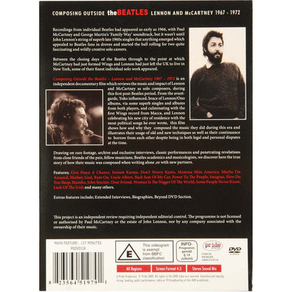 Beatles Composing Outside The Beatles: Lennon & McCartney 1967-1972 DVD
