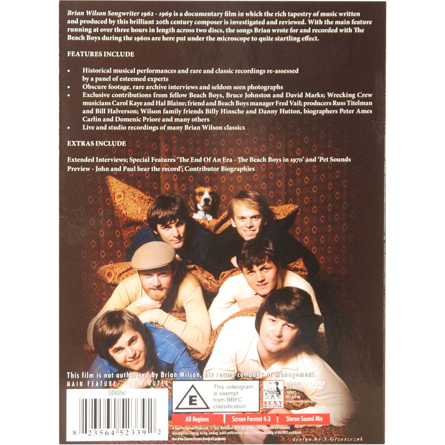 Brian Wilson Songwriter 1962-1969 DVD