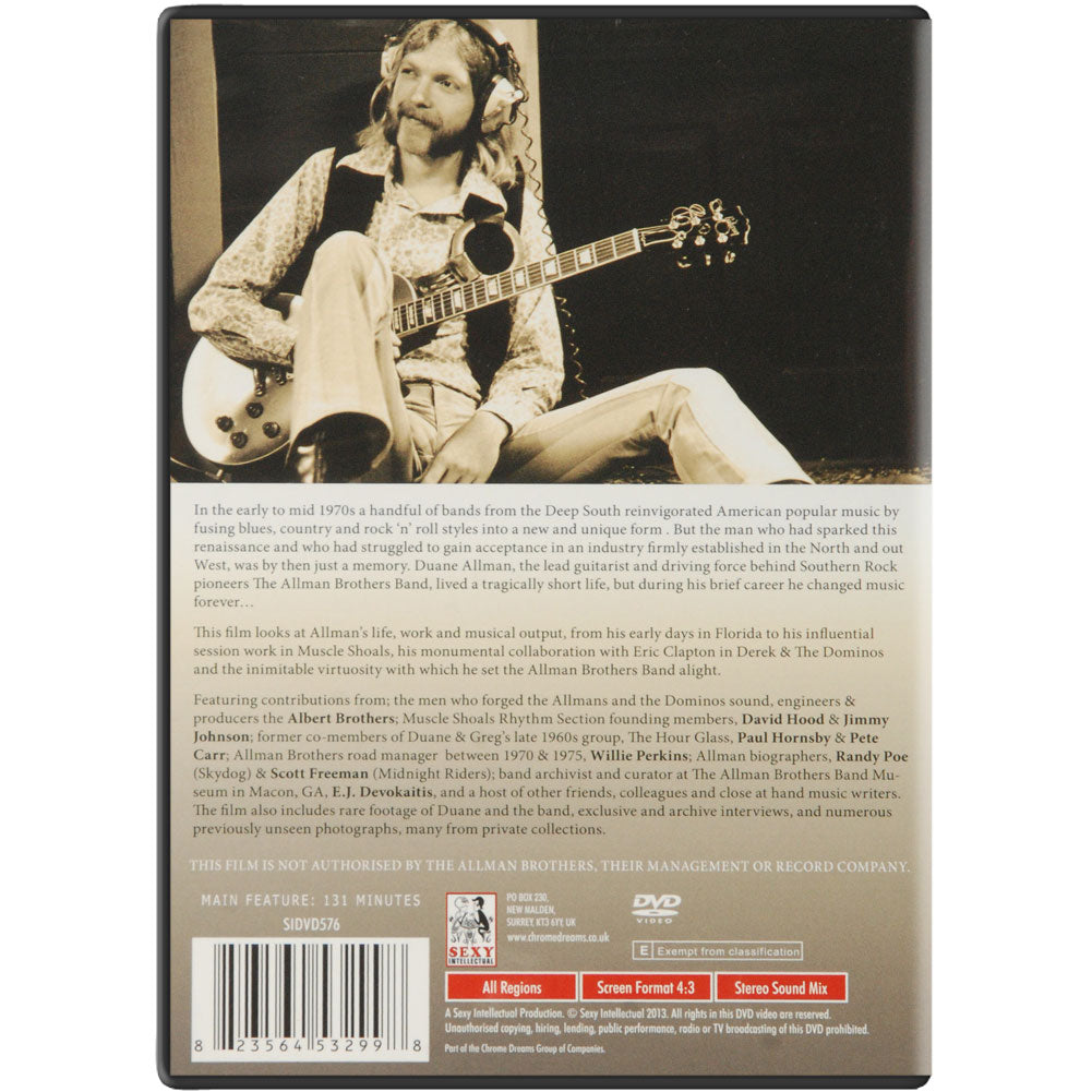 Allman Brothers Song Of The South: Duane Allman And The Rise Of The Allman Brothers DVD