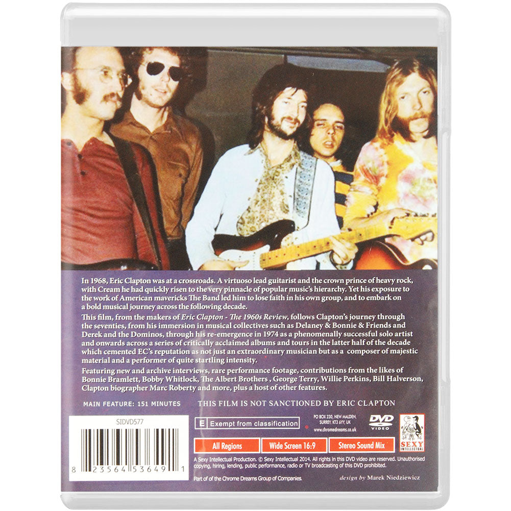 Eric Clapton The 1970s Review DVD Back