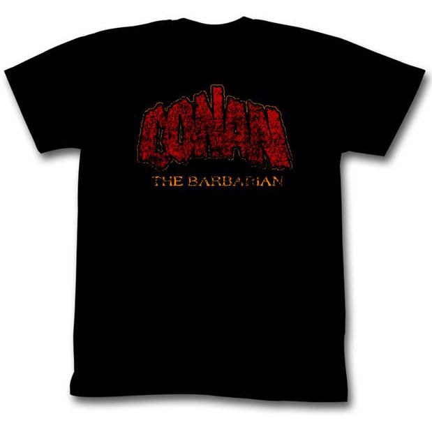 Conan Distressed Logo Slim Fit T-shirt Front