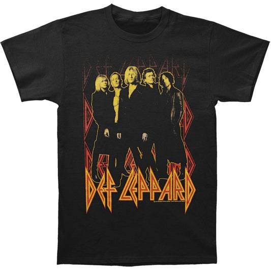 Def Leppard On Fire Slim Fit T-shirt Front