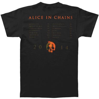 Alice In Chains Fetal 2014 Tour Tee ( Penticton - Halifax) T-shirt Back
