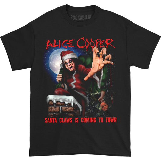 Alice Cooper Santa Claws T-shirt Front