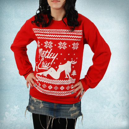 Motley Crue Holiday Sweatshirt Back
