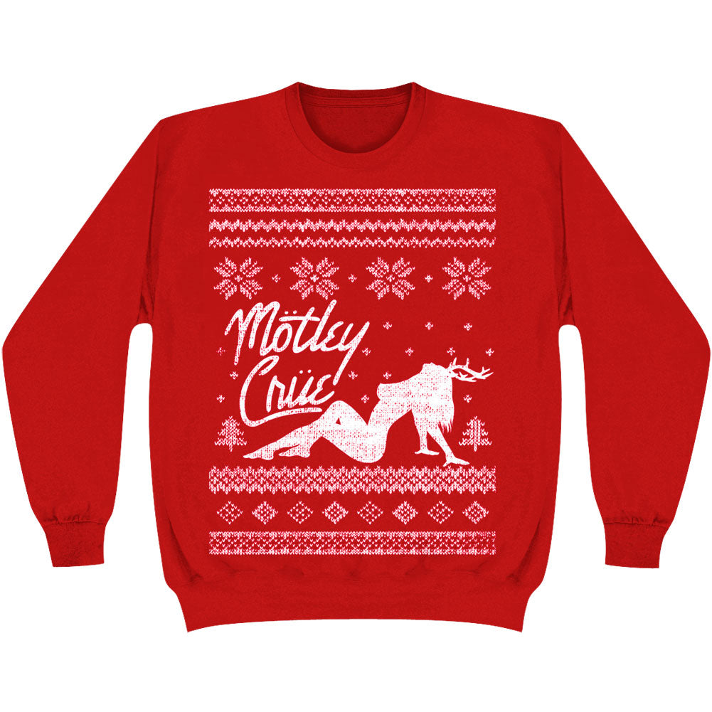 Motley Crue Holiday Sweatshirt Front