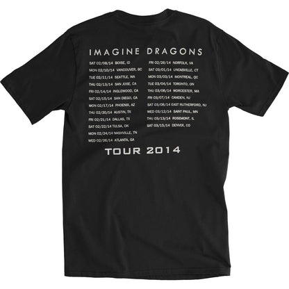 Imagine Dragons Moon Man Slim Fit T-shirt Back