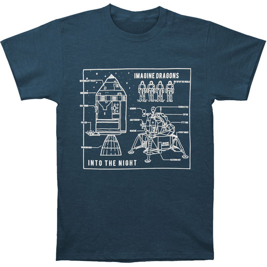 Imagine Dragons On Top Of The World Slim Fit T-shirt Front