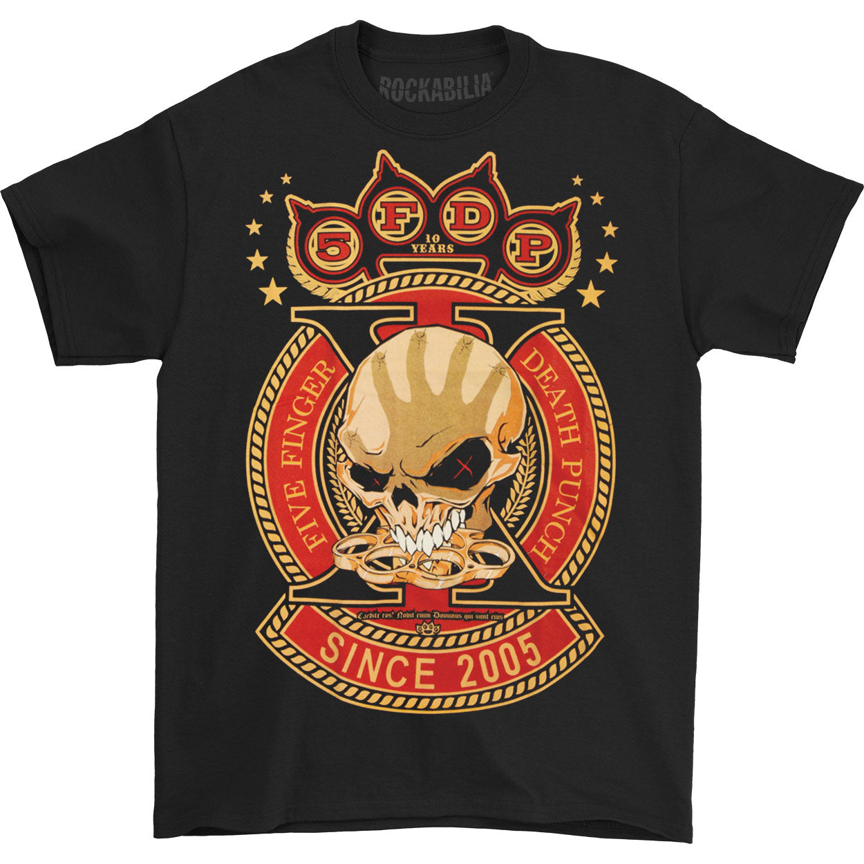 Five Finger Death Punch Anniversary X T-shirt Front