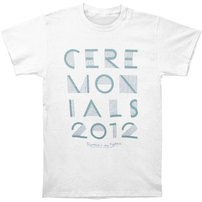 Florence + The Machine Green Text 2012 Tour Slim Fit T-shirt Front