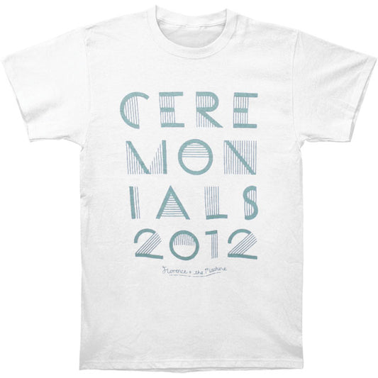 Florence + The Machine Green Text 2012 Tour Slim Fit T-shirt Front