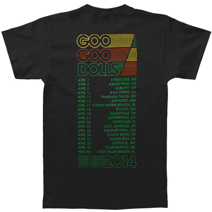 Goo Goo Dolls Repeater 2014 Tour Syracuse - West Palm Beach T-shirt