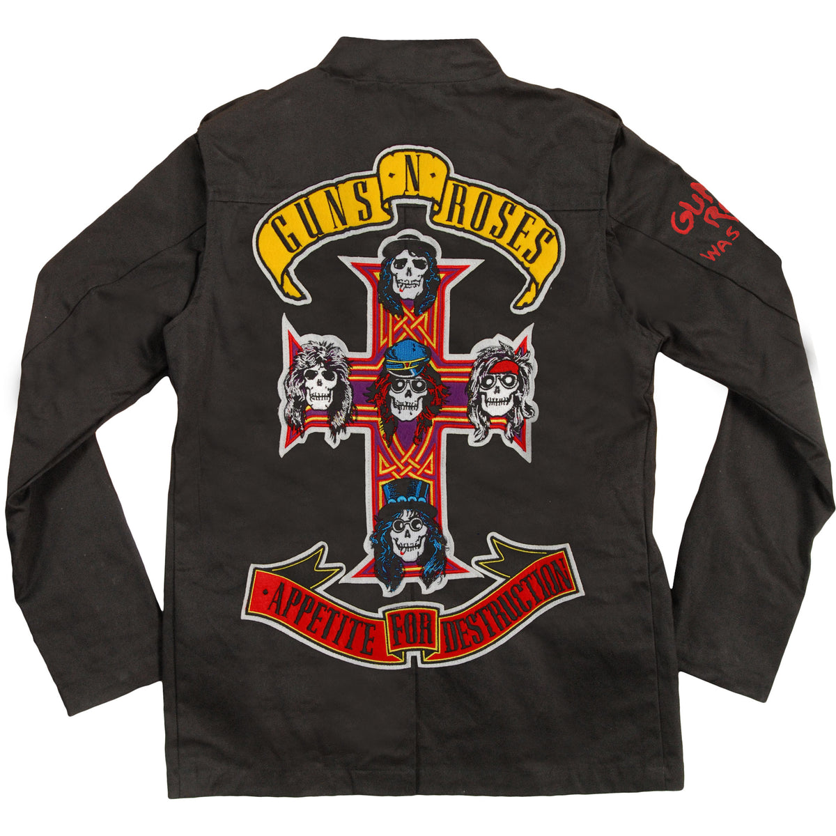 Guns N Roses Army Jacket Back