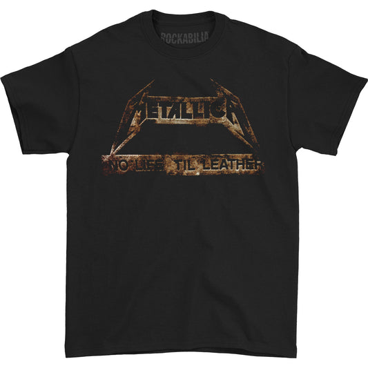 Metallica Leather 2015 Tour Tee T-shirt Front