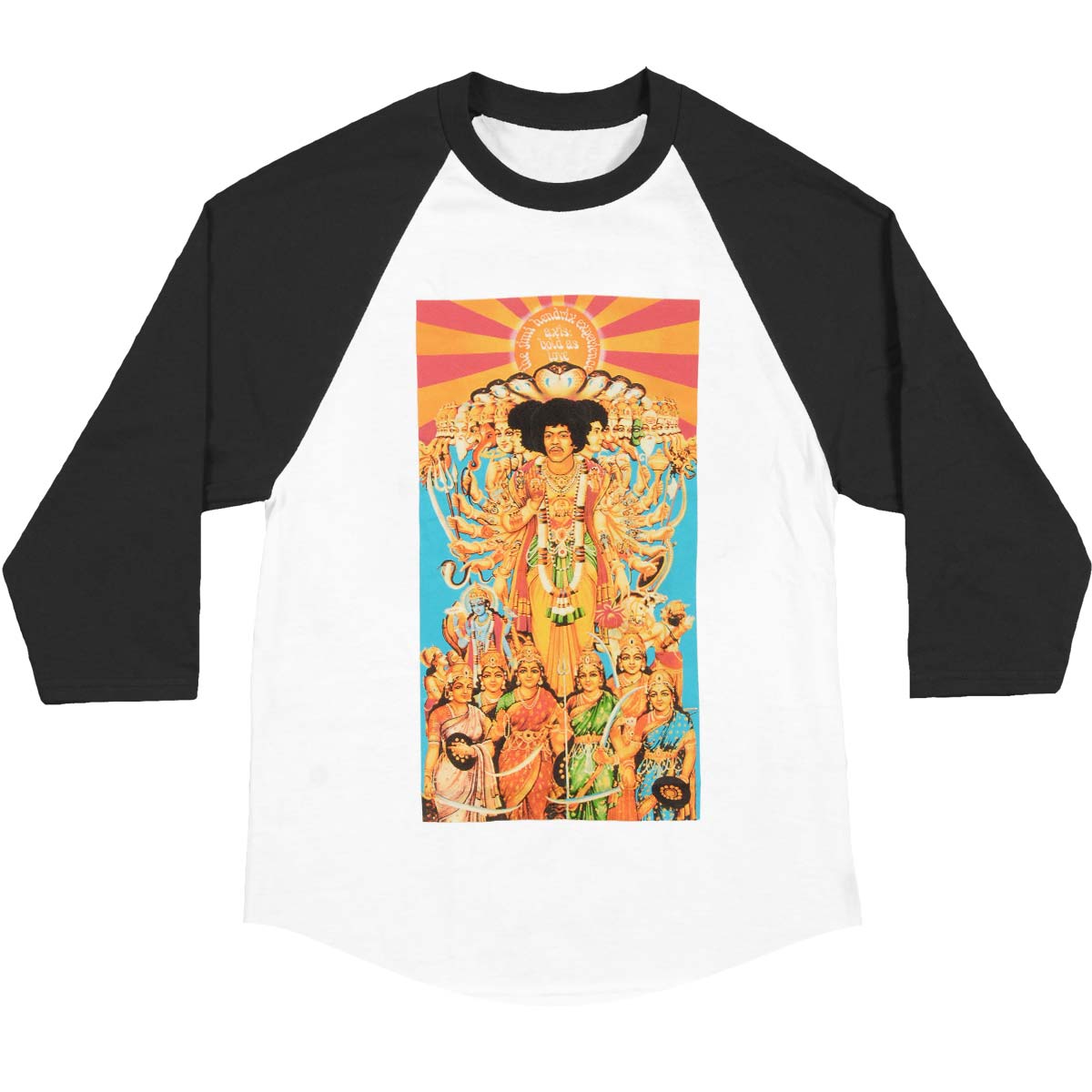 Jimi Hendrix Baseball Jersey Front