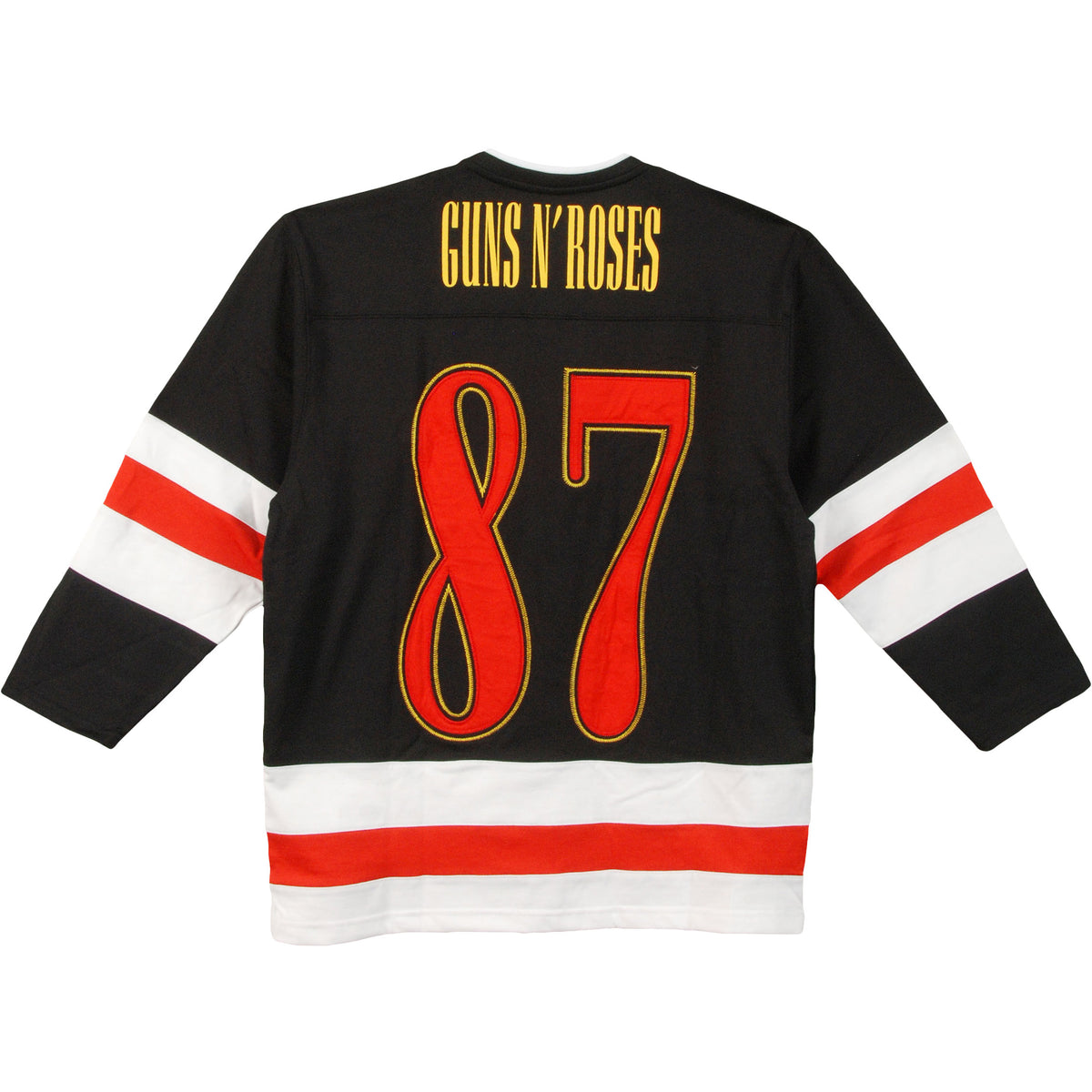 Guns N Roses Hockey Jersey Back