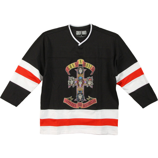 Guns N Roses Hockey Jersey Front