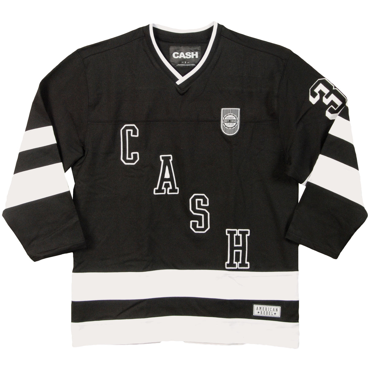Johnny Cash Hockey Jersey Front