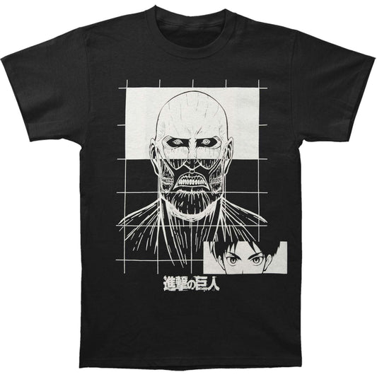 Attack On Titan Titan Grid Slim Fit T-shirt