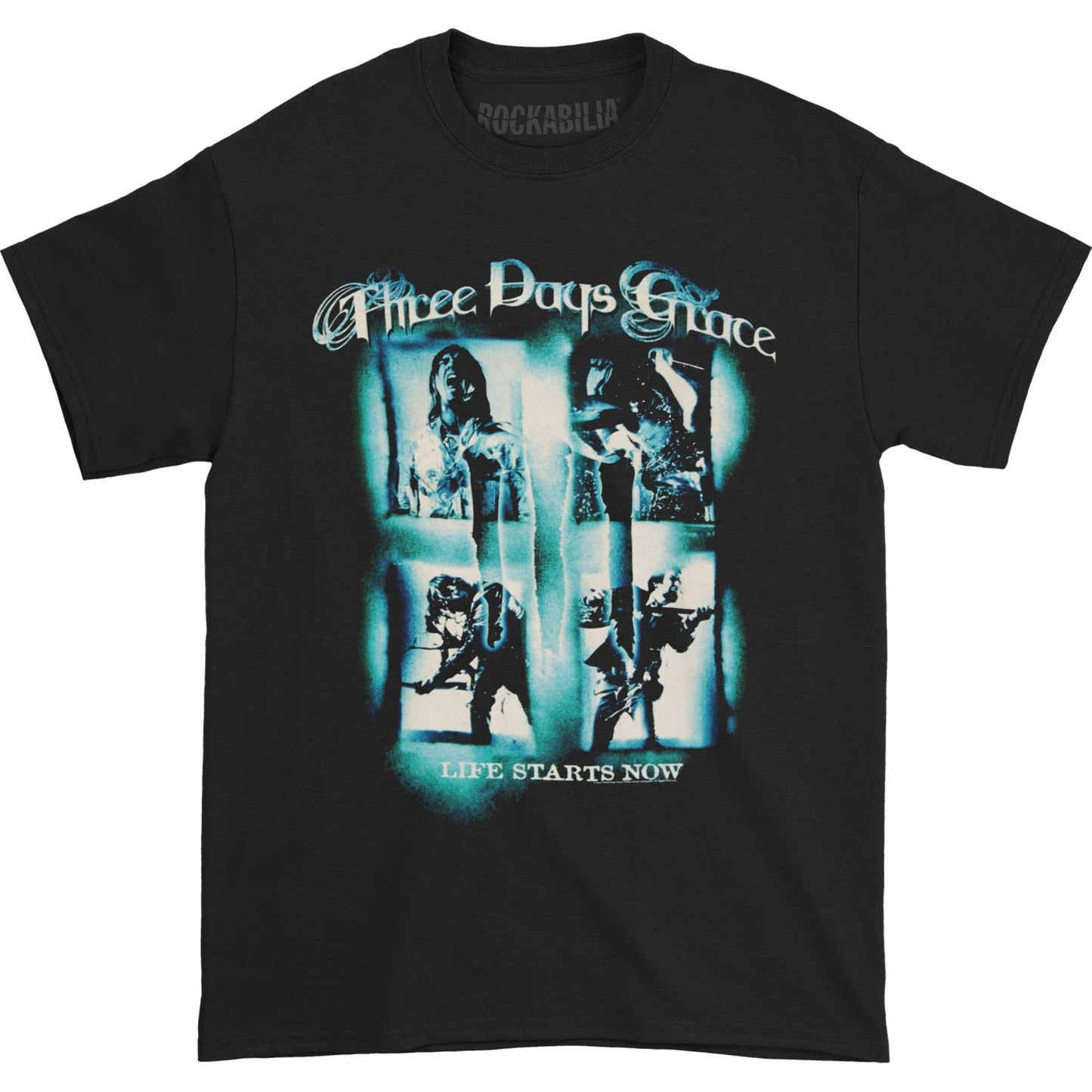 Three Days Grace Life Starts Now 2001 North America Tour T-shirt