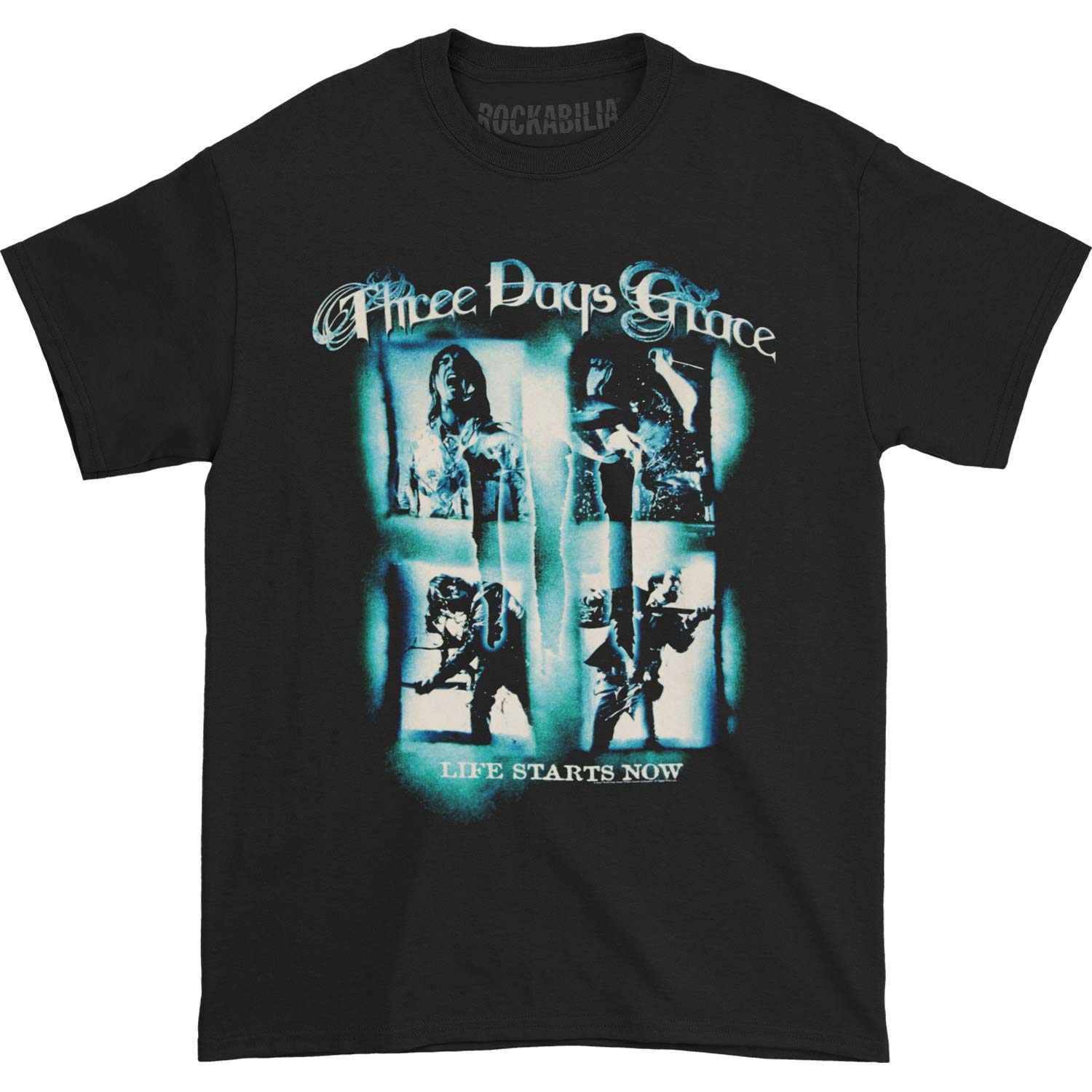 Three Days Grace Life Starts Now 2001 North America Tour T-shirt