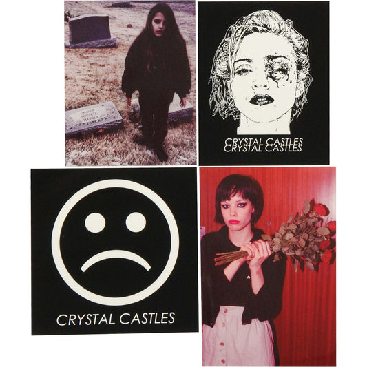 Crystal Castles Roses + Album II Sticker Set Sticker Set Front