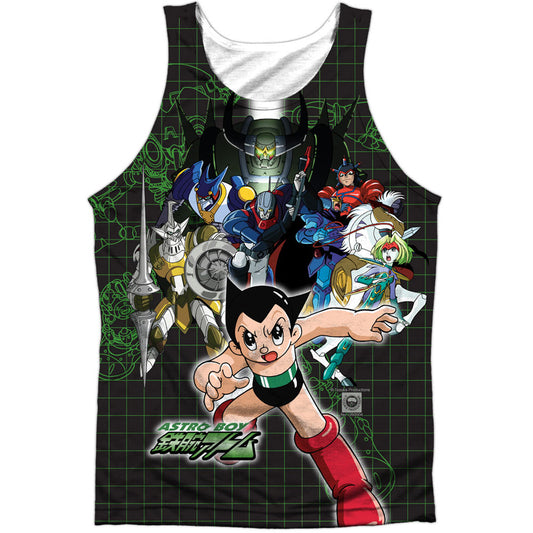 Astro Boy Group 100% Poly Mens Tank