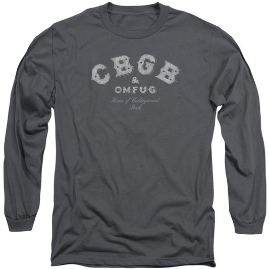 CBGB Tattered Logo Long Sleeve Front