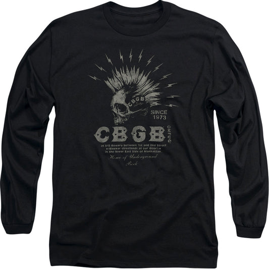 CBGB Electric Skull Long Sleeve
