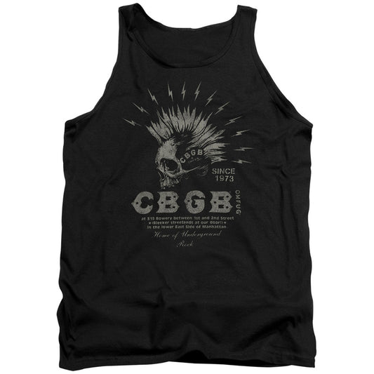 CBGB Electric Skull Mens Tank