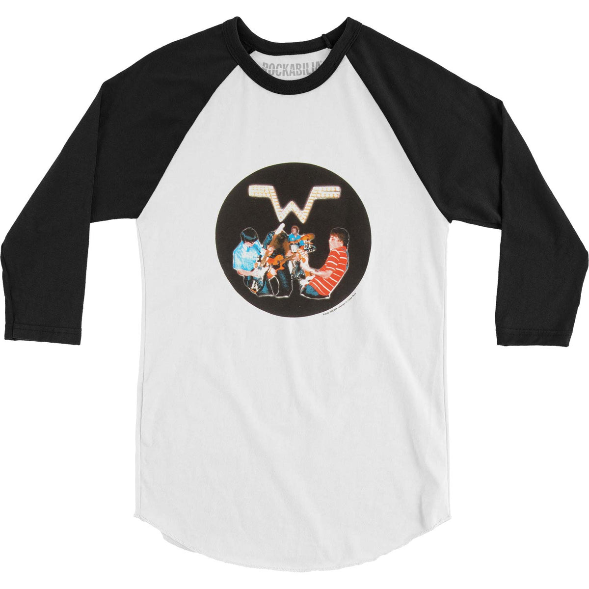 Weezer Circle Of Rock Baseball Jersey Front