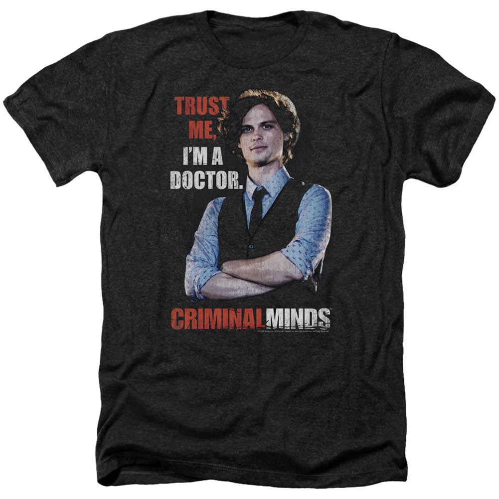 Criminal Minds Trust Me Adult Heather 40% Poly T-shirt