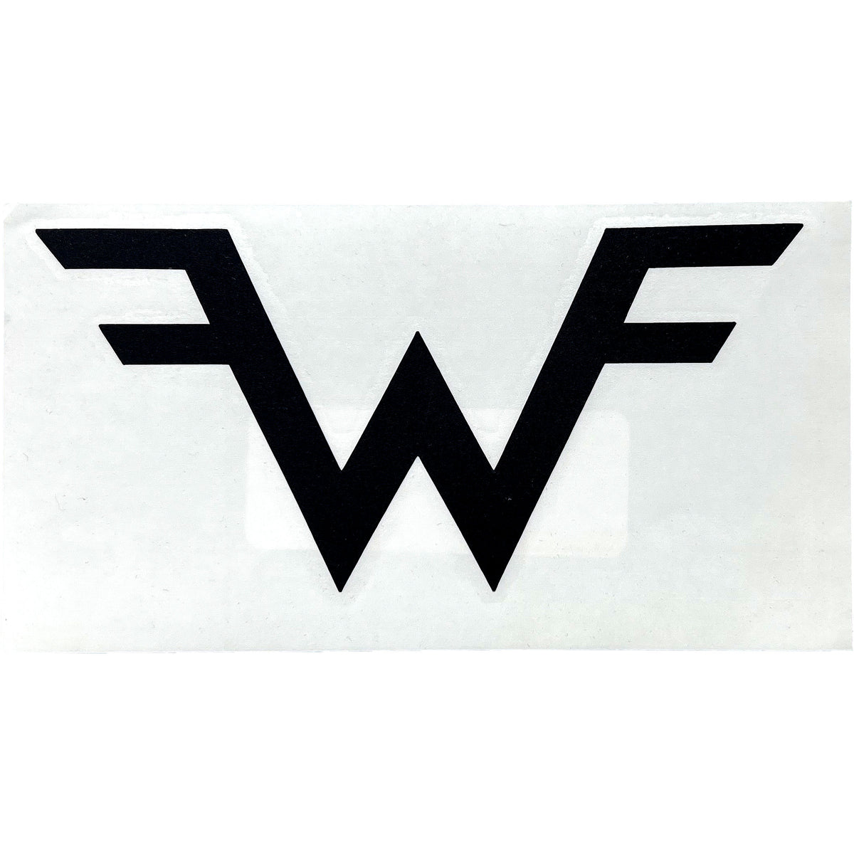 Weezer Peel & Rub Sticker Front