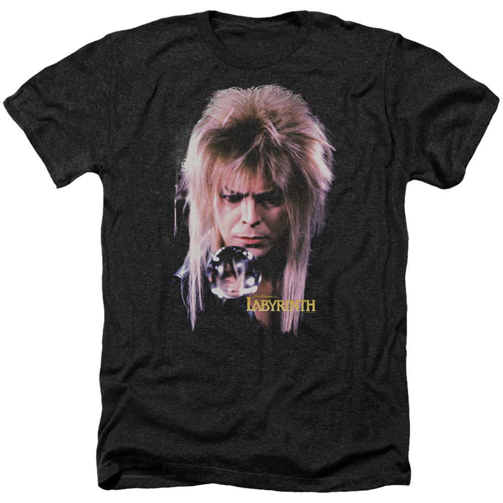 Labyrinth Goblin King Adult Heather 40% Poly T-shirt