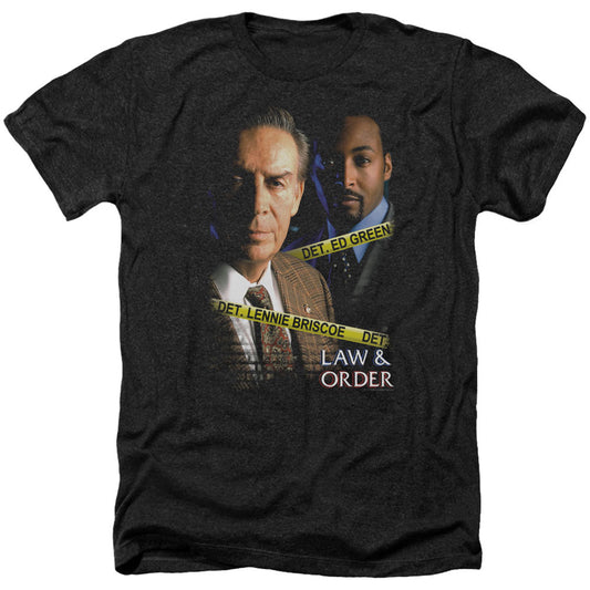 Law & Order Briscoe&green Adult Heather 40% Poly T-shirt